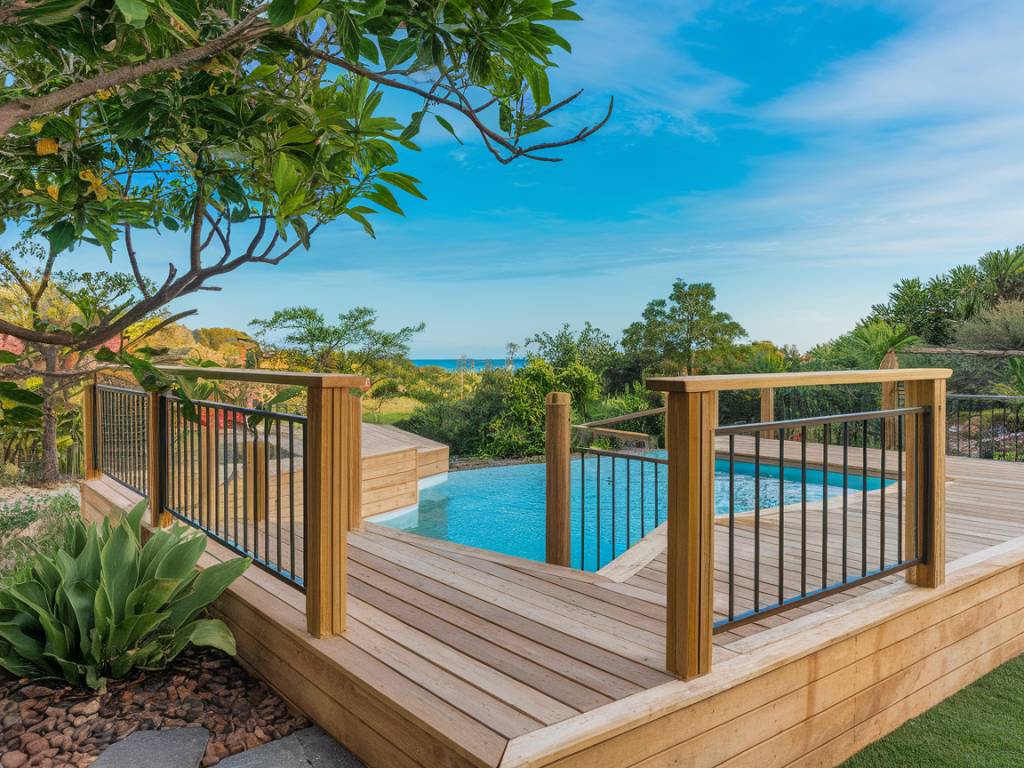 Terrasse piscine en bois : une touche naturelle et élégante pour votre extérieur